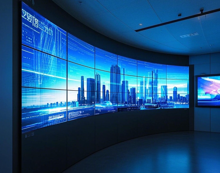 曲面液晶拼接屏：展廳展示的絕佳之選？